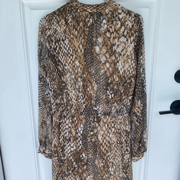 H&M Neutral Snake Print Dress - Picture 6 of 7